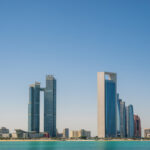 Modern skyline of Abu Dhabi