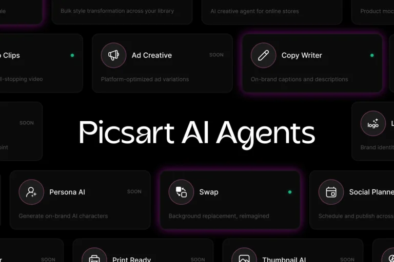 picsart-launches-ai-agent-marketplace-to-empower-creators-with-autonomous-design-assistants