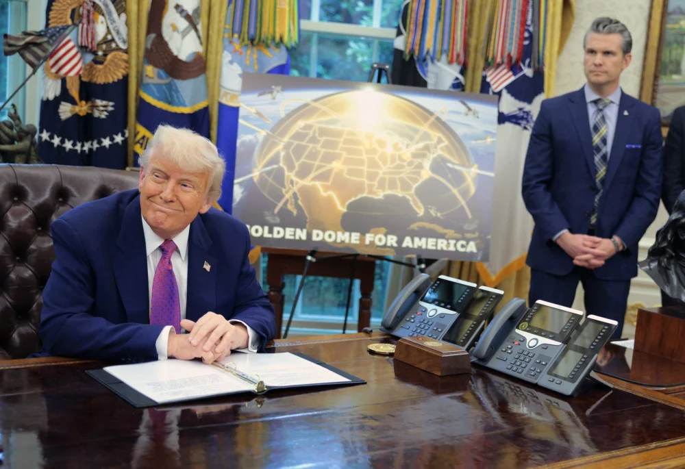 President Trump Makes Announcement With Defense Secretary Hegseth In The Oval Office