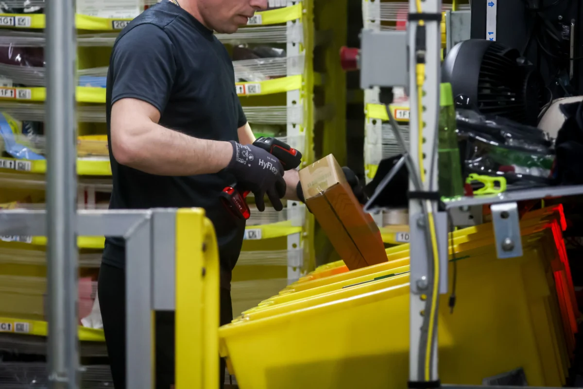 Inside An Amazon Fulfillment Center On Cyber Monday